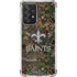 NFL New Orleans Saints Realtree Xtra Green Camo Galaxy A52 5G Clear Case